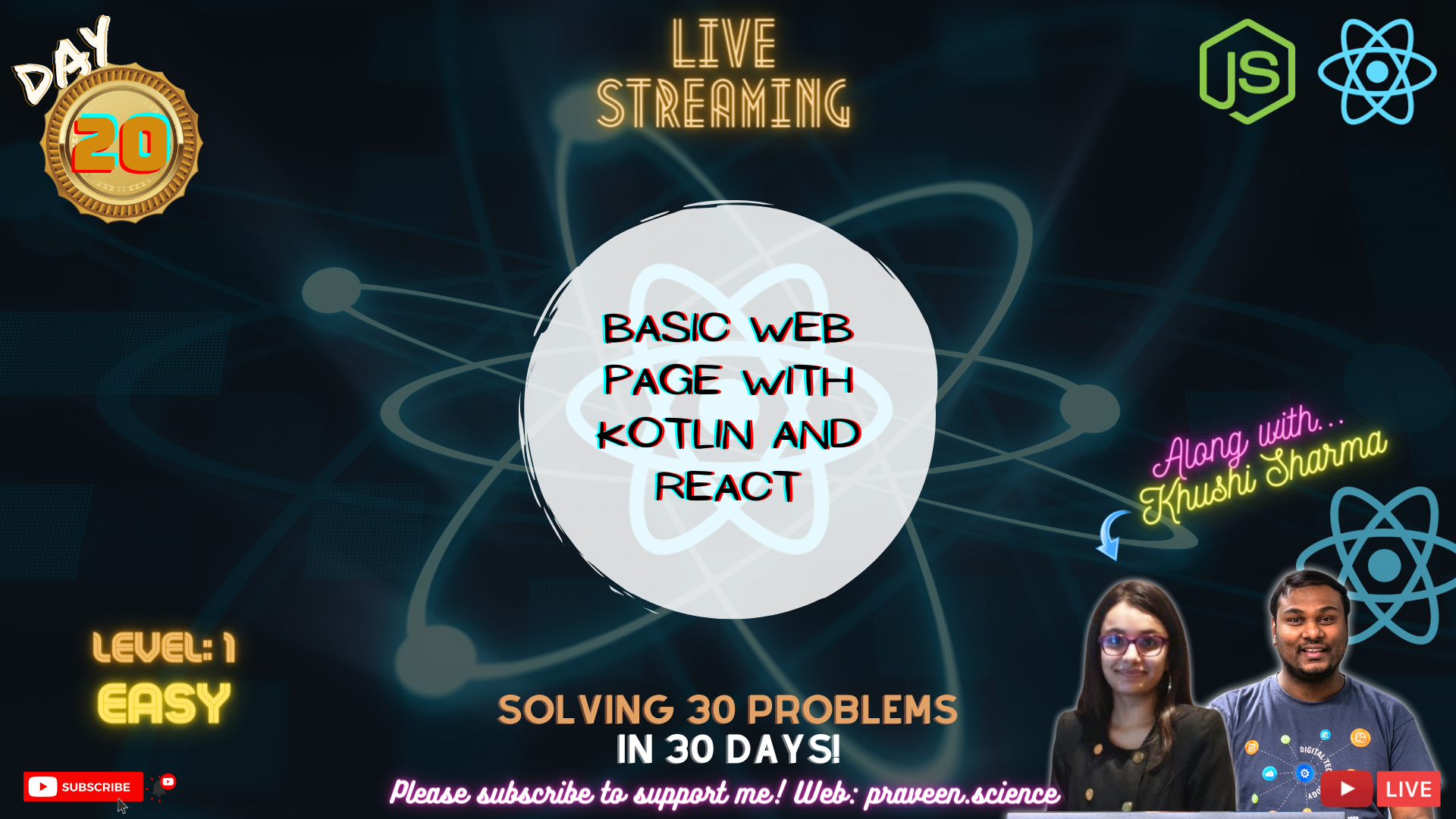 Basic Web page with Kotlin and React
