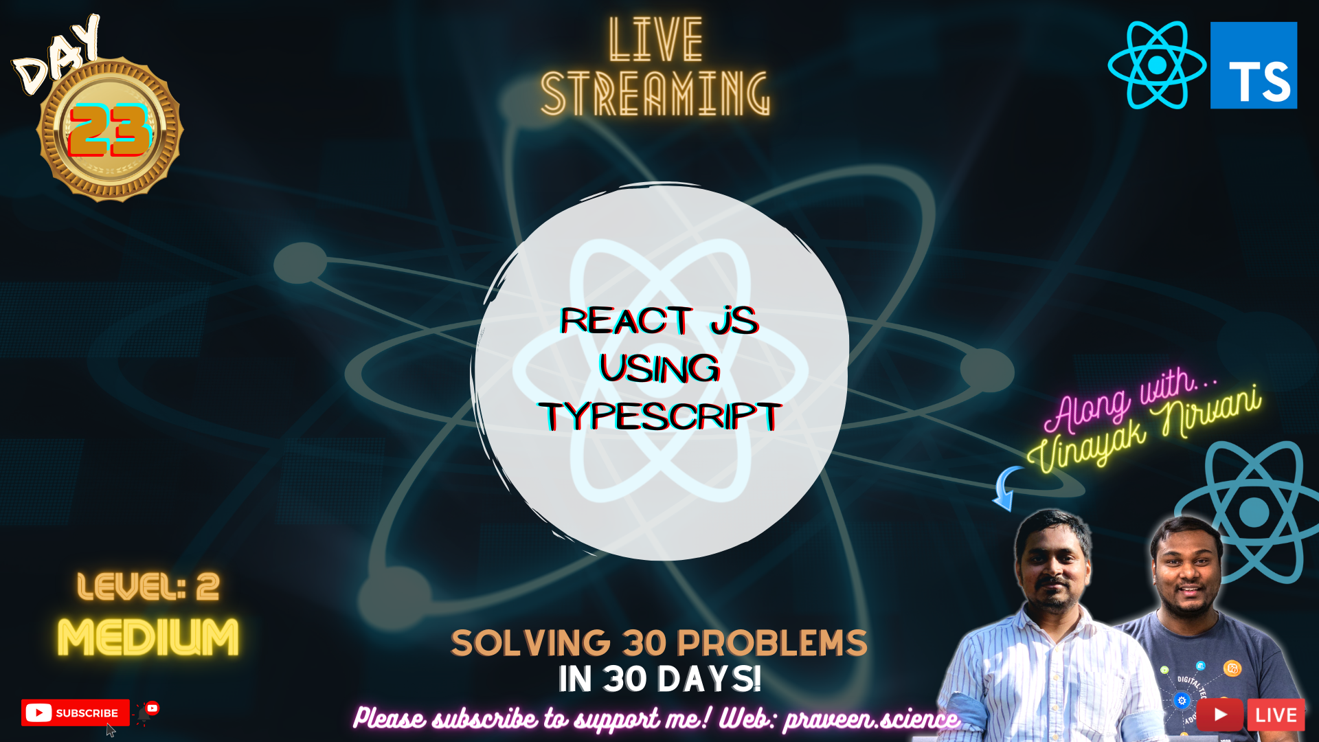 React JS using TypeScript